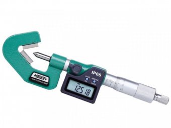Micrometru digital cu nicovala in V, cu tija ascutita 1-15mm