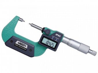Micrometru digital pentru masurare caneluri, varf 10x3mm, 125-150mm