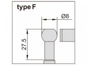Micrometru digital pentru tuburi tip F, 0-25mm
