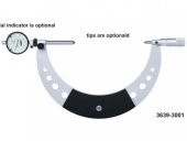 Micrometru mecanic pentru filete exterioare cu nicovala retractabila 100-200mm