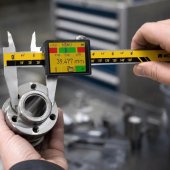Subler computerizat e-Force 0-150 mm Industry 4.0 (DataMet Micron)