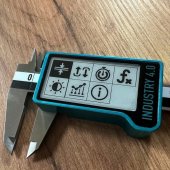 Subler E-ink Wireless 0-150 mm Industry 4.0 (DataMet E-ink)