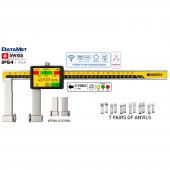 Șubler computerizat DataMet la micron 0-150 mm , cu fălci multiple (interschimbabile), IP67