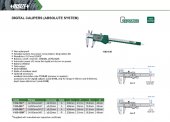 Șubler digital 0-150/0,01 mm cu rolă de avans ABS
