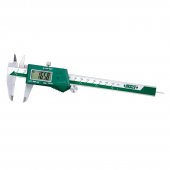 Șubler digital 150/0,01 mm cu tijă de adâncime rotundă și rolă de avans