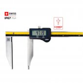 Șubler digital SwissMet cu Fălci Lungi (Long Jaw) IP67